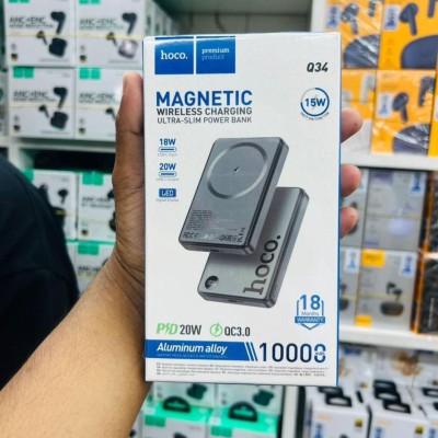 10000 mAh 0W (USB-C) + Up to 15W Magnetic Wireless charging in one pack