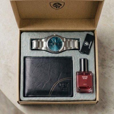 Specail Watch + Perfume + Money Wallet Combo