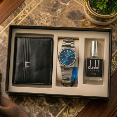 Specail Watch + Perfume + Money Wallet Combo