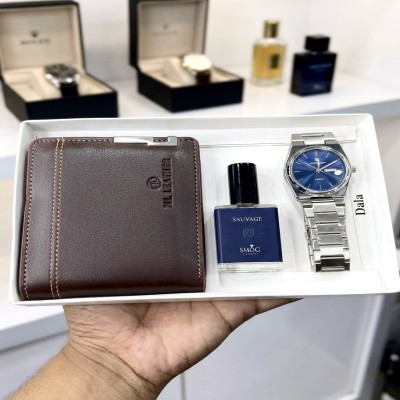Specail Watch + Perfume + Money Wallet Combo