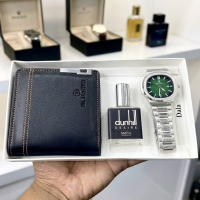 Specail Watch + Perfume + Money Wallet Combo